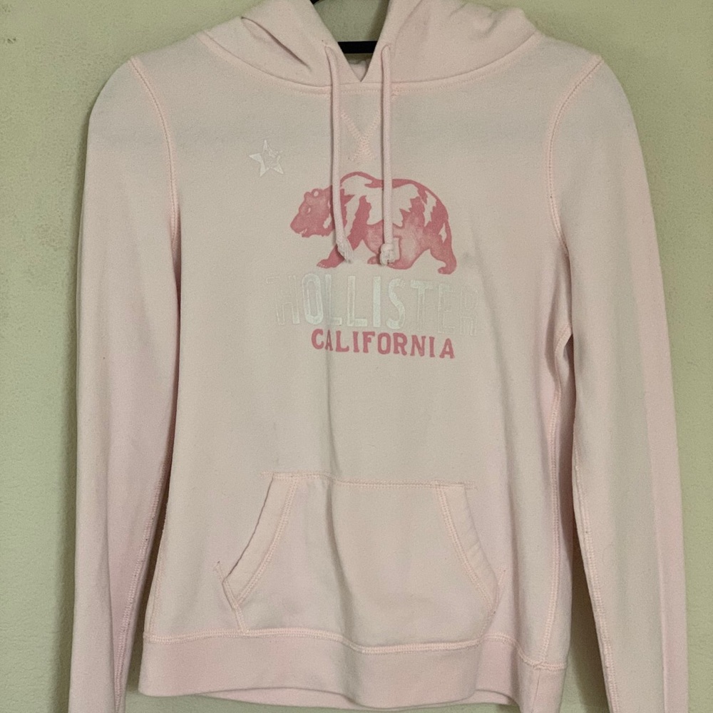 Light Pink Hollister Hoodie